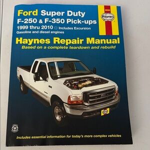 Haynes Repair Manual Ford Super Duty F-250 & F-350 (1999-2010) - Hayes 36060